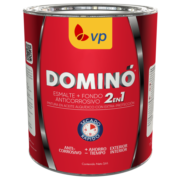 Dominó Esmalte y Fondo 2 en 1
